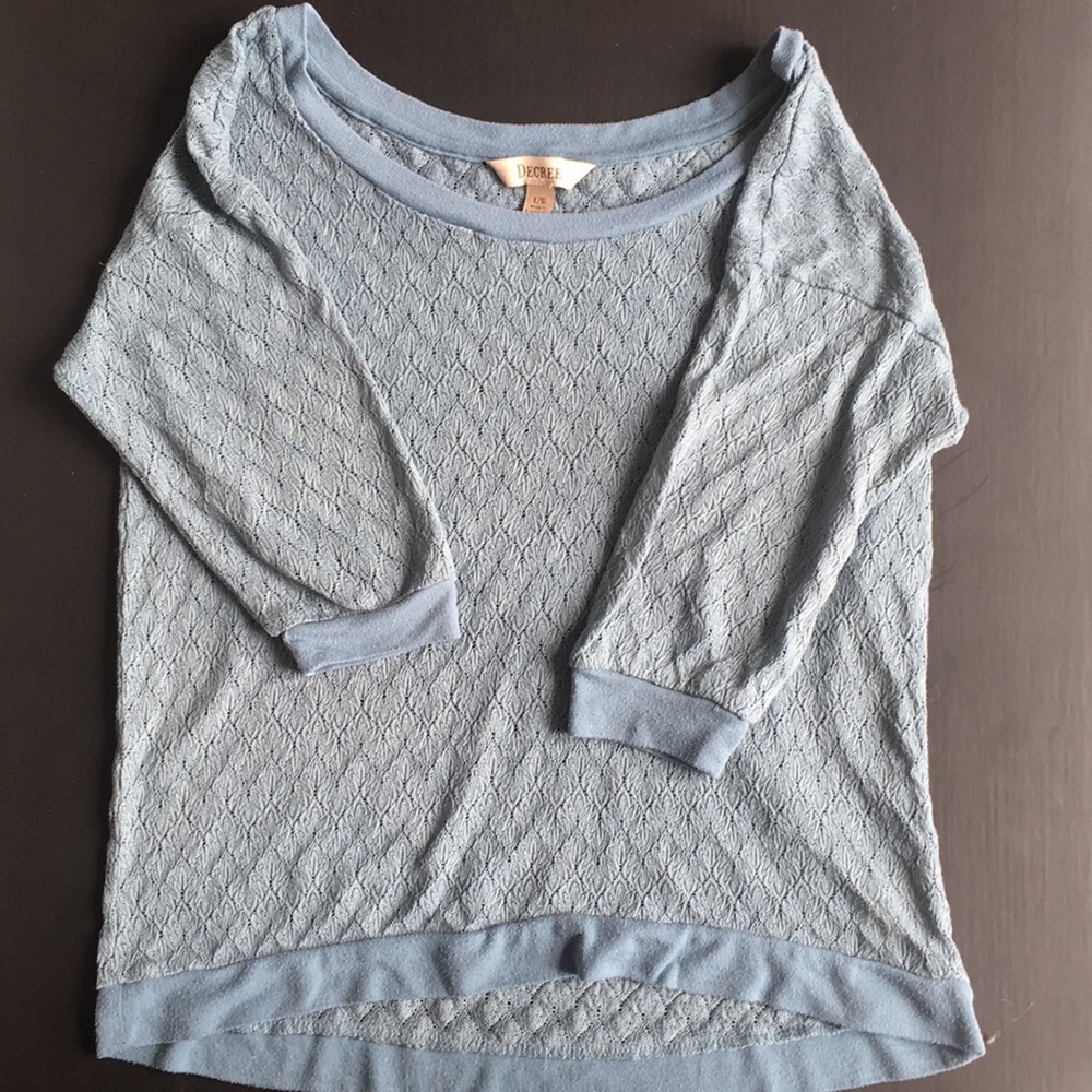 Lacey knit sweater